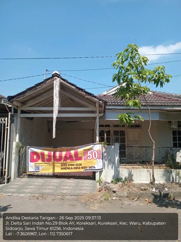 RUMAH DI KAB.SIDOARJO - WOFF797-3
